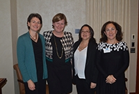 Tamsin Kaplan and Women's Bar Association event attendees