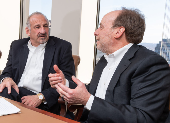 Paul Feldman and Sandy Moskowitz