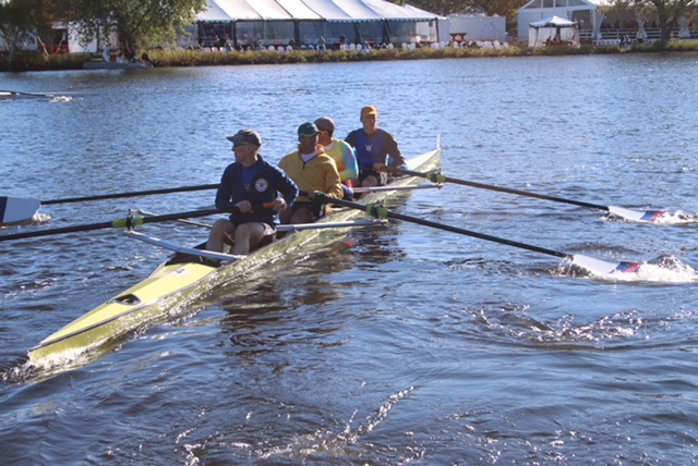 Rich Sampson and team at Head of the Charles Regatta