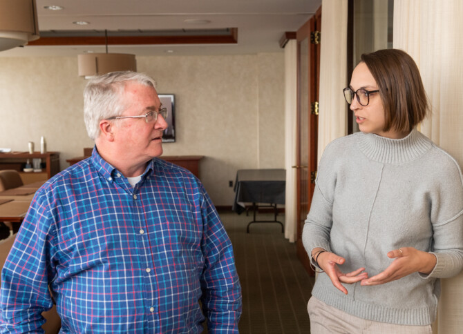 Rob Munnelly and Courtney Simmons