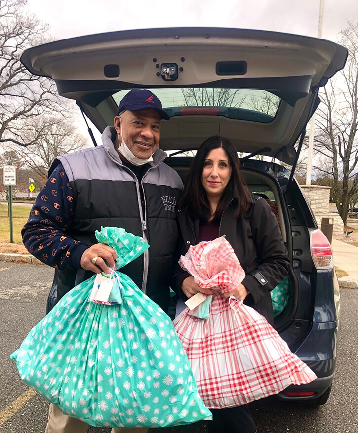 Will Hatley of the Bedford VA and Davis Malm Legal Assistant Janice Anderson